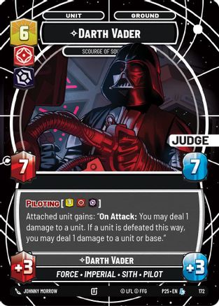 Image of Darth Vader - Scourge of Squadrons (Judge) (172) - Judge Promos Foil