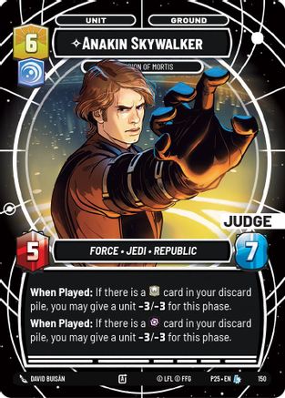 Image of Anakin Skywalker - Champion of Mortis (Judge) (146) - Judge Promos Foil