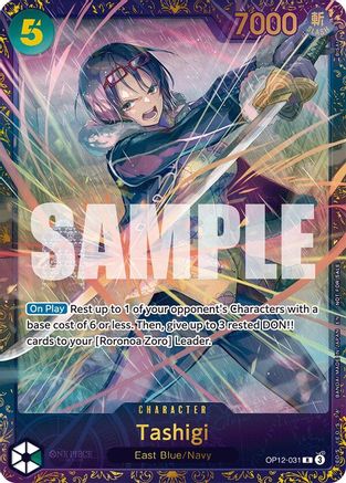Image of Tashigi (Treasure Cup 2025) (OP12-031) - One Piece Promotion Cards Foil