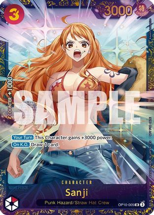 Image of Sanji (Treasure Cup 2025) (OP10-005) - One Piece Promotion Cards Foil