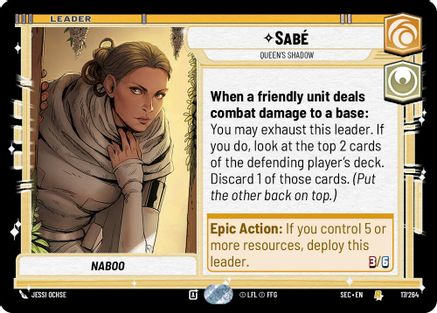 Image of Sabé - Queen's Shadow (17/264) - Secrets of Power