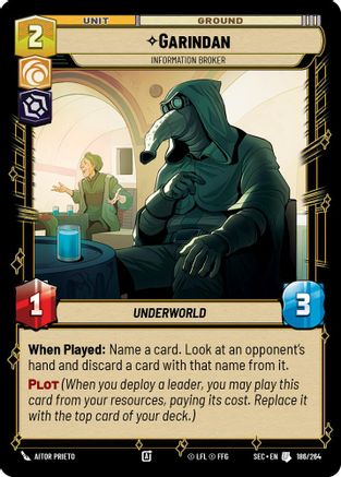 Image of Garindan - Information Broker (186/264) - Secrets of Power
