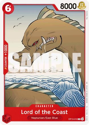 Image of Lord of the Coast (OP13-010) - Carrying On His Will