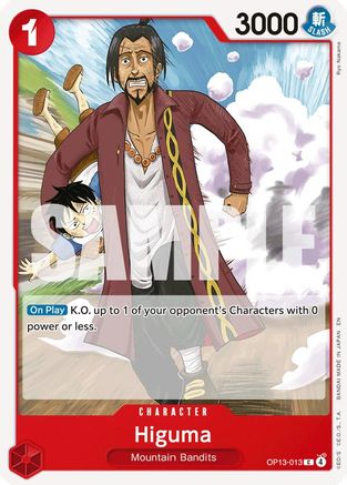 Image of Higuma (OP13-013) - Carrying On His Will
