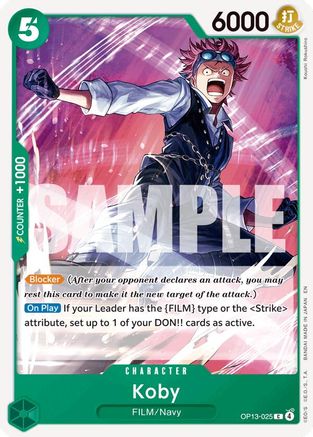 Image of Koby (OP13-025) - Carrying On His Will