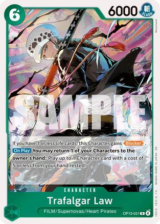 Image of Trafalgar Law (OP13-031) - Carrying On His Will Foil