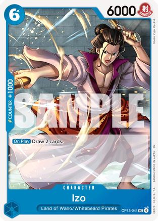 Image of Izo (OP13-041) - Carrying On His Will