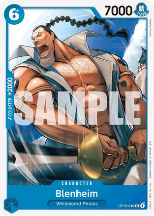 Image of Blenheim (OP13-049) - Carrying On His Will
