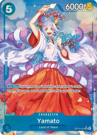Image of Yamato (Alternate Art) (OP13-054) - Carrying On His Will Foil