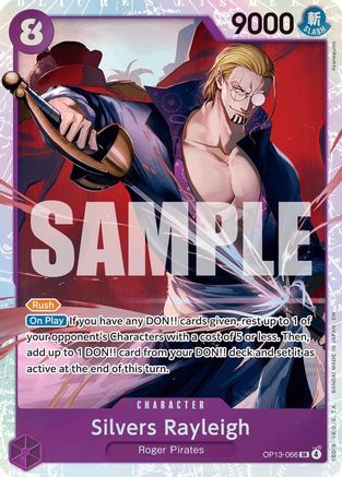 Image of Silvers Rayleigh (OP13-066) - Carrying On His Will Foil
