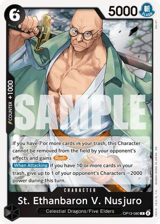 Image of St. Ethanbaron V. Nusjuro (OP13-080) - Carrying On His Will Foil