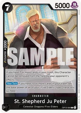 Image of St. Shepherd Ju Peter (OP13-084) - Carrying On His Will Foil