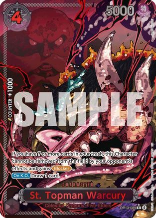 Image of St. Topman Warcury (Parallel) (OP13-089) - Carrying On His Will Foil