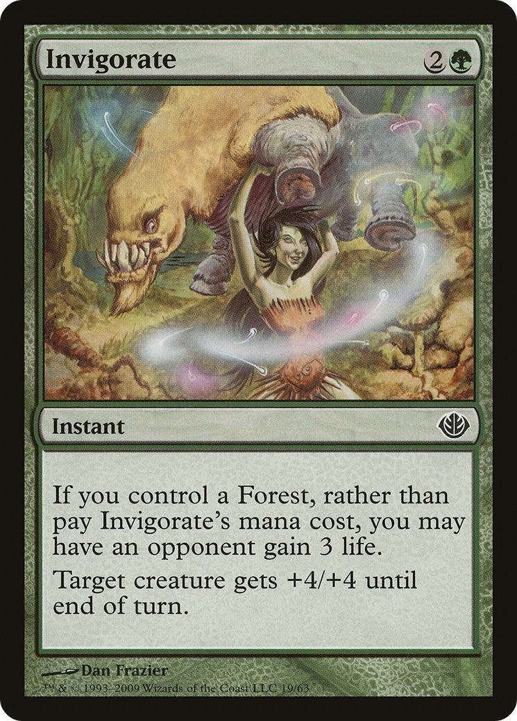 Image of Invigorate (DDD-019) - Duel Decks: Garruk vs. Liliana