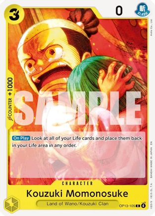 Image of Kouzuki Momonosuke (OP13-105) - Carrying On His Will