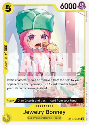 Image of Jewelry Bonney (109) (OP13-109) - Carrying On His Will