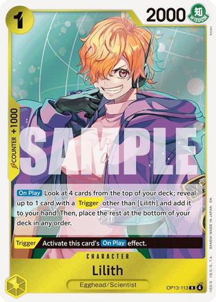 Image of Lilith (OP13-113) - Carrying On His Will Foil