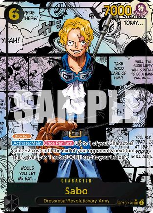 Image of Sabo (120) (Manga) (OP13-120) - Carrying On His Will Foil