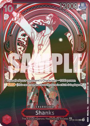 Image of Shanks - OP09-004 (SP) (Silver) (OP09-004) - Carrying On His Will Foil