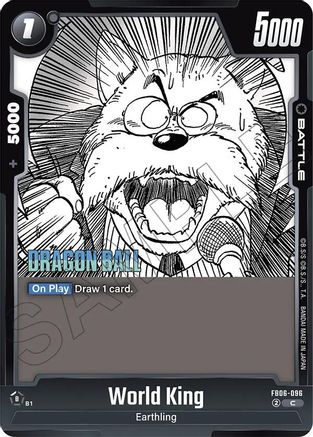 Image of World King (FB06-096) - Manga Booster 02 Holofoil