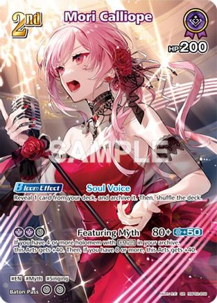 Image of Mori Calliope (SR) (hBP02-059) - Quintet Spectrum Foil