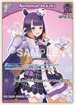 Image of Ninomae Ina'nis (S) (hBP02-063) (hBP02-063) - Quintet Spectrum Foil