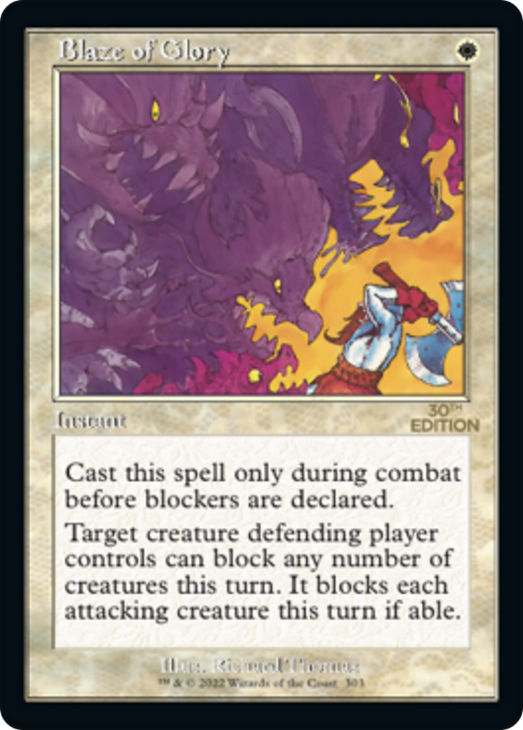 Image of Blaze of Glory (Retro Frame) (30A-303) - 30th Anniversary Edition