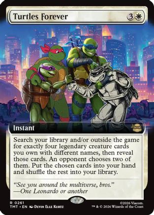 Image of Turtles Forever (Extended Art) (TMT-261) - Teenage Mutant Ninja Turtles