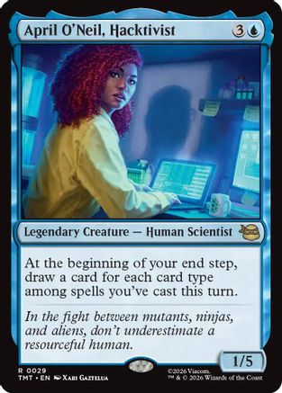 Image of April O'Neil, Hacktivist (TMT-029) - Teenage Mutant Ninja Turtles