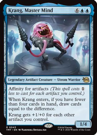 Image of Krang, Master Mind (TMT-043) - Teenage Mutant Ninja Turtles Foil