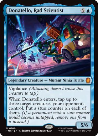 Image of Donatello, Rad Scientist (TMC-109) - Commander: Teenage Mutant Ninja Turtles
