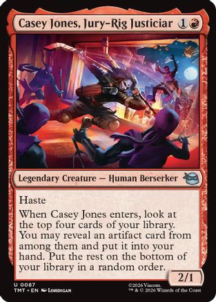 Image of Casey Jones, Jury-Rig Justiciar (TMT-087) - Teenage Mutant Ninja Turtles