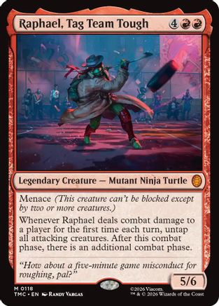 Image of Raphael, Tag Team Tough (TMT-118) - Teenage Mutant Ninja Turtles
