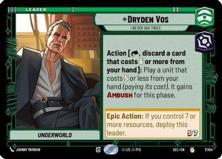 Image of Dryden Vos - I Never Ask Twice (7/264) - Secrets of Power