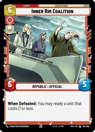 Image of Inner Rim Coalition (154/264) - Secrets of Power