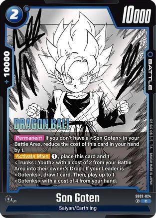 Image of Son Goten (SB02-024) - Manga Booster 02 Holofoil
