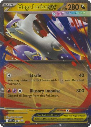 Image of Mega Latias ex 011  - Holofoil ME Mega Evolution Promo - Promo