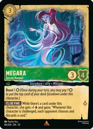 Image of Megara - Secret Keeper (86/204) - Whispers in the Well Holofoil