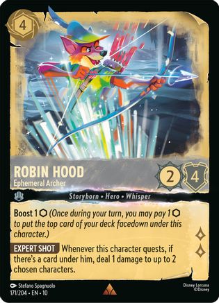 Image of Robin Hood - Ephemeral Archer (171/204) - Whispers in the Well Cold Foil