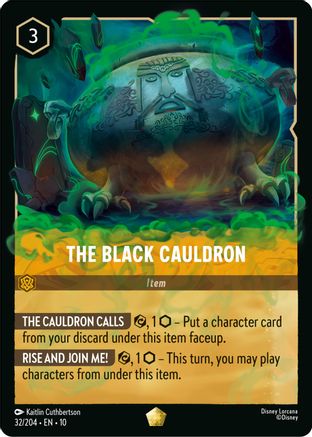 Image of The Black Cauldron (32/204) - Whispers in the Well Cold Foil