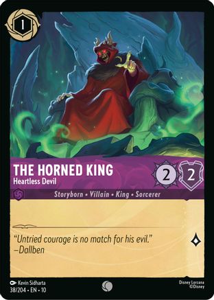Image of The Horned King - Heartless Devil (38/204) - Whispers in the Well Cold Foil