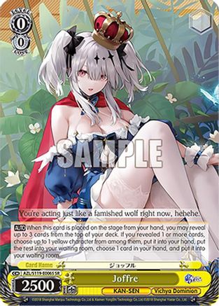 Image of Joffre (SR) (AZL/S119-E006S SR) - Azur Lane Vol. 2