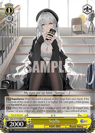 Image of Scylla (SR) (AZL/S119-E008S SR) - Azur Lane Vol. 2
