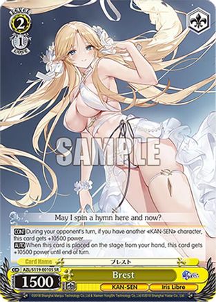 Image of Brest (SR) (AZL/S119-E010S SR) - Azur Lane Vol. 2