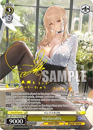 Image of Implacable (SP) (AZL/S119-E012SP SP) - Azur Lane Vol. 2