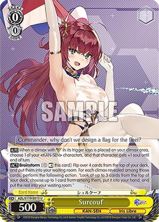 Image of Surcouf (AZL/S119-E013 U) - Azur Lane Vol. 2