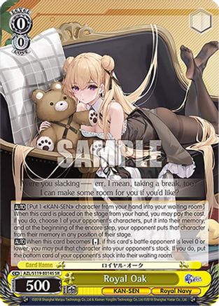 Image of Royal Oak (SR) (AZL/S119-E014S SR) - Azur Lane Vol. 2