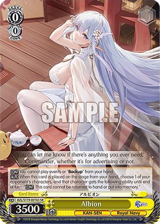 Image of Albion (SR) (AZL/S119-E016S SR) - Azur Lane Vol. 2