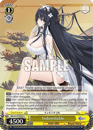 Image of Indomitable (AZL/S119-E025 C) - Azur Lane Vol. 2