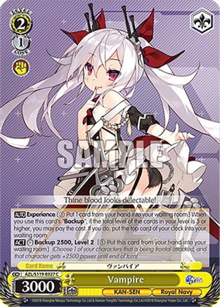Image of Vampire (AZL/S119-E027 C) - Azur Lane Vol. 2